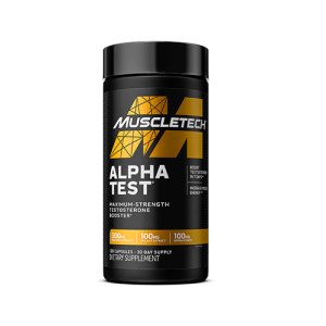 MUSCLETECH - ALPHA TEST - TESZTOSZTERONSZINT FOKOZÓ - 120 KAPSZULA - 30 Adag.