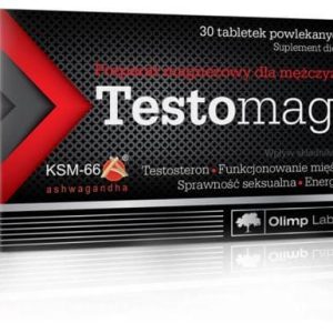 OLIMP SPORT NUTRITION - TESTOMAG - WITH KSM-66 ASHWAGANDHA - 30 TABLETTA - (30 Adag)