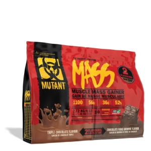 Mutant Mutant Mass 2 Flavours 1360g+1360g - Tripla Csoki+Brownie.