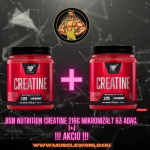 BSN Nutrition Creatine 2x216g Mikronizált 126 adag.