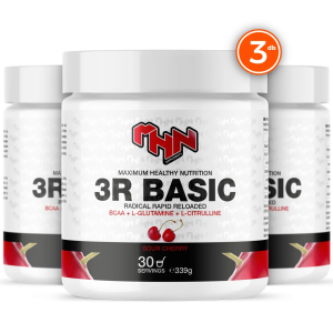 MHN  3R- Basic 300g - BCAA+ GLUTAMIN+CITRULIN (90 Adag) "MEGGY" 3-as csomag