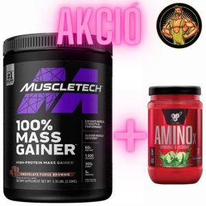 Muscle Tech Pro Series 100% Mass Gainer 2330g Vanilla Milkshake AKCIÓ: 1+1 DB BSN AMINO-X 435G GREEN APPLE.