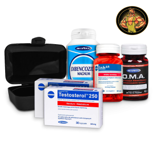 MEGABOL TISZTA IZOMTÖMEG CSOMAG-DIBENCOZIDE MAGNUM +INHAR+OMA+TESTOSTEROL 250/2db + Pill Box.