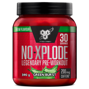BSN N.O.-Xplode Legendary edzés előtti stimuláns 390g 30 Adag - Kiwi Eper.